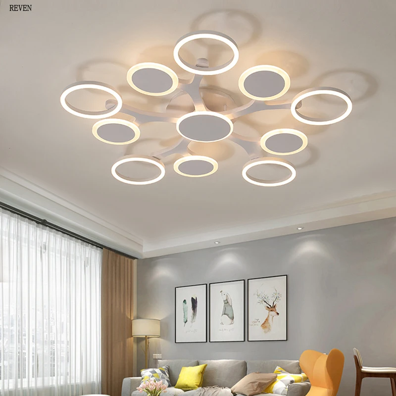 

Circle LED Ceiling Light Indoor Ceiling Lamp Modern Simple Post-Modern Living Room Bedroom Dining Room Study Room