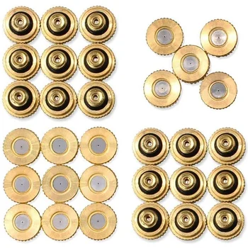 

Brass Spray Nozzle Kit for Cooling System Mr. Nozzle Fog Nozzle, for Terrace Spray, Outdoor Cooling System 50 Size 0.1mm