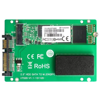 

M.2 SATA Adapter SATA III to M.2 (NGFF) SSD Converter Card Laotop Notebook SATA-Based B/B + M Key Adapter Card
