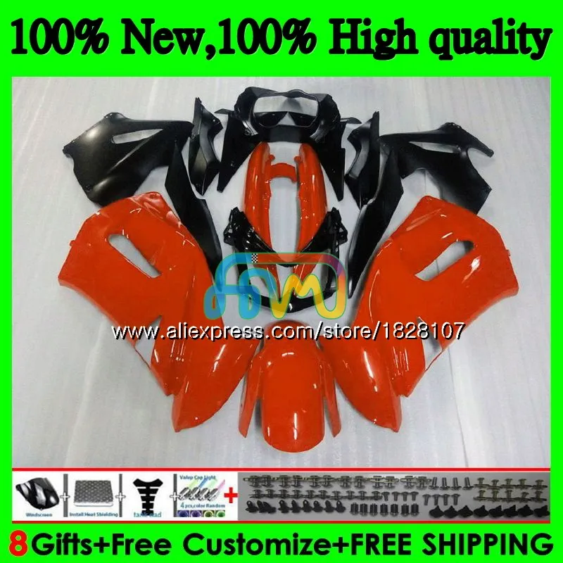 Корпус для KAWASAKI 650R ER6 F 650 R ER 6 F ER6F 06 650R-ER6F 6BS. 11 ER-6F блеск для губ orange ER 6F 06 07 08 2006 2007 2008 комплект обтекателей