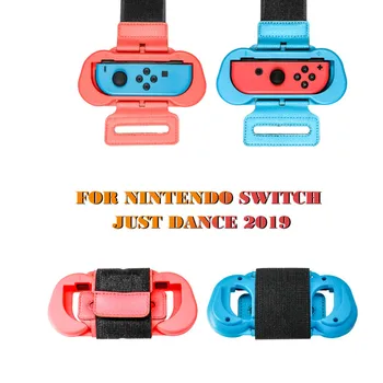 

2PCS Adjustable ElasticJust Dance Arm Strap Band Wristband For N-Switch JoyCon Gamepad Smart Accessories For Dance Practice