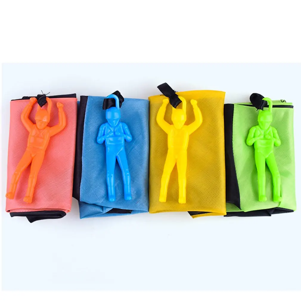 

Durable Safe Parachute Kids Hand Throw Parachute Toy Toss It Up and Watch Landing Assorted Colors