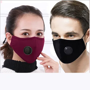 

Cotton PM2.5 mouth Mask anti dust mask Activated carbon filter Windproof Mouth-muffle bacteria proof Face masks Care