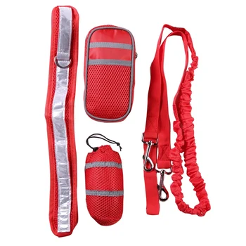 

Pet Dog Outdoor Walking Reflective Supplies Kit For Dogs Training Leash Handheld Control Strap Waist Bag Pet Dog Products