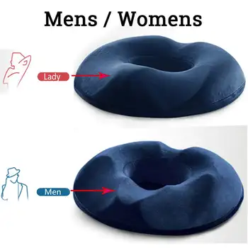 

Memory Foam Seat Cushion Hemorrhoid Treatment Tailbone Prostate Breathable Donut Cushion