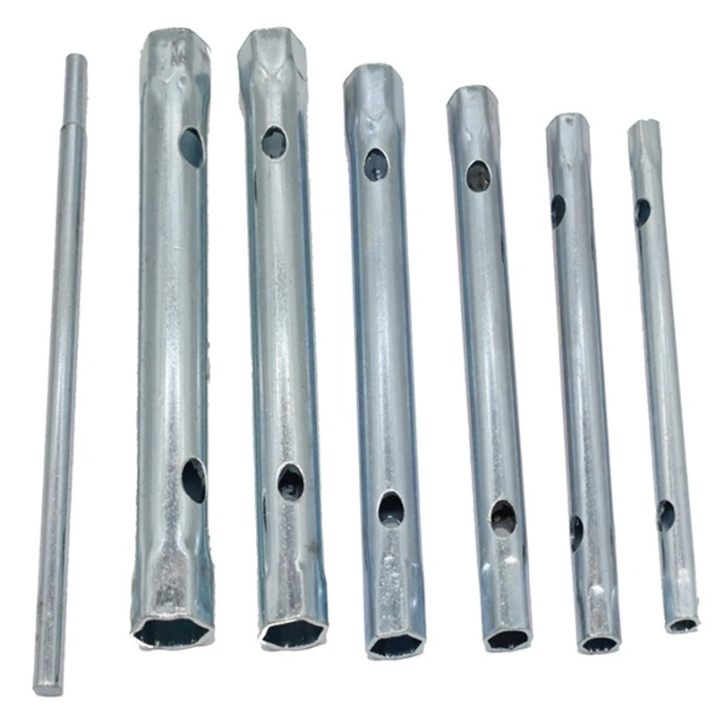 

6Mm - 17Mm Tubular Socket Wrench Set Plug Tube Hollow Socket Wrench Filter Wrench