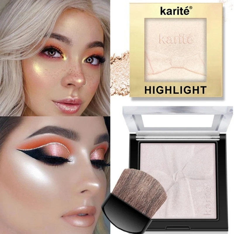 

Highlighter Powder Palette Oil-control Concealer High Gloss Shimmer High Lighter Pallet Pigments Face Makeup