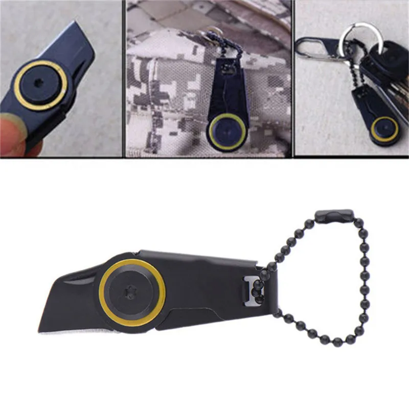 Pocket letter knife Blade folding Peeling Peeler Tool Package Box kit fruit Mini Outdoor Paring Open camping key gadget pocket knife