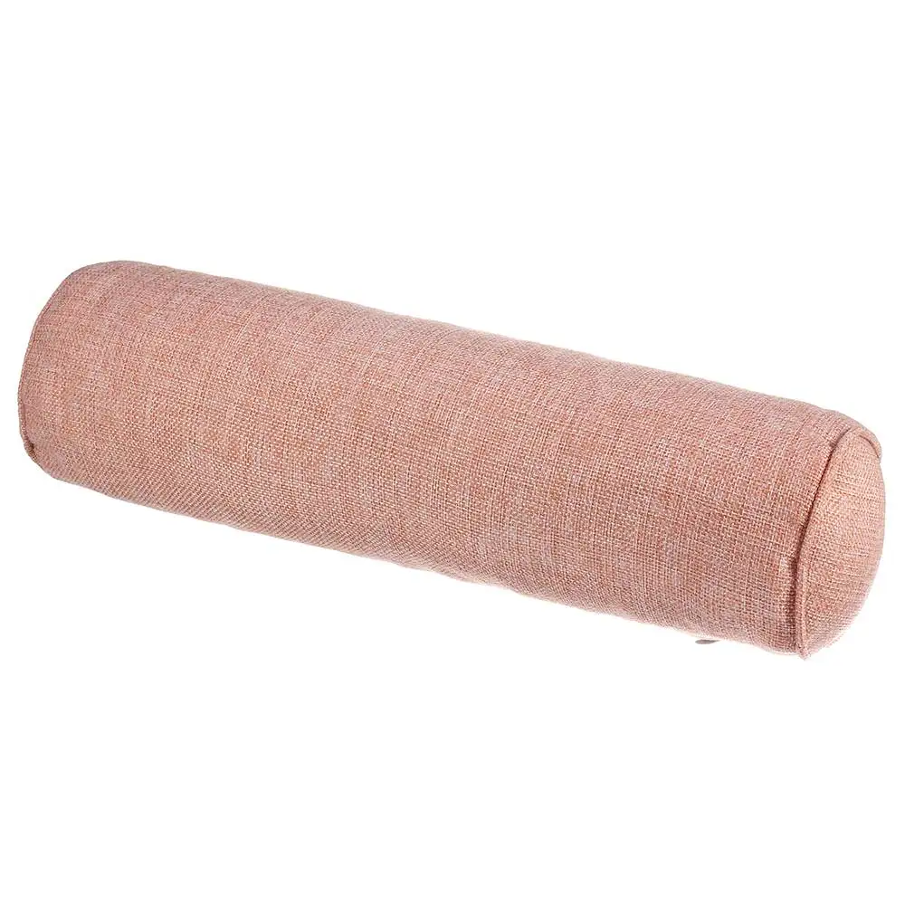 40x10cm Removable Pillow Summer Linen PP Cotton Body Neck Pillow Bed Roll Cushion Head Leg Back Support Travel Column Pillows