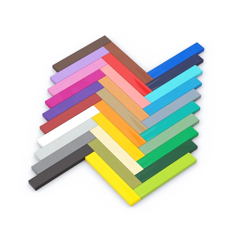 6636 Piastrelle 1X6 Bricks Collezioni Bulk Modular Gbc Toys Per Tecnico Moc Set Sale Building Blocks