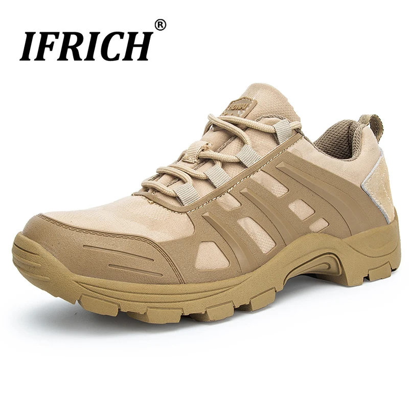 

New Men Outdoor Hiking Shoes Black Bronw Mountain Climbing Trekking Boots for Men Leather Trail Shoes Breathable Outdoor Sneaker