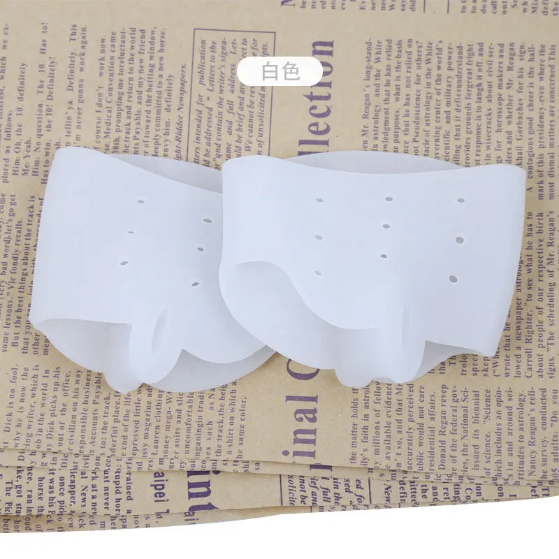 1pair=2pcs Hallux valgus Orthotics,Silicone Toes Separator The big Toe Bunion Corrector,Foot Daily Use Care Tool Orthopedic pad