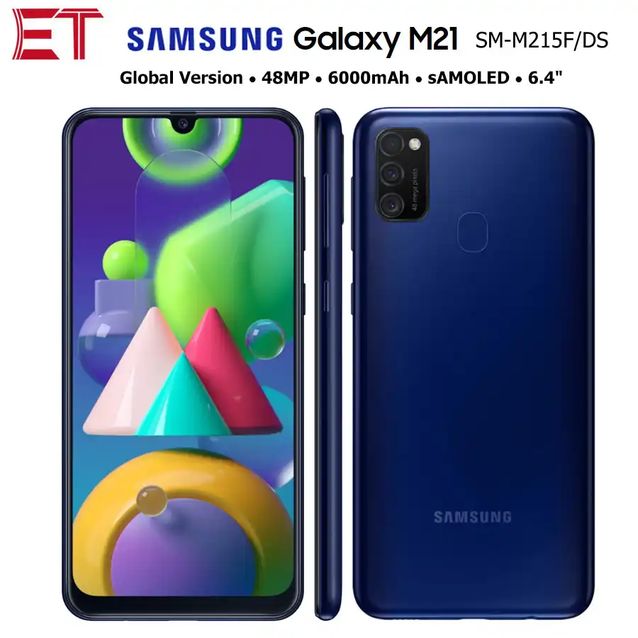 Global Version Samsung Galaxy M21 M215f Ds Mobile Phone 4gb 64gb Octacore 6 4 1080x2340 6000mah 48mp Android10 Smart Phone Cellphones Aliexpress