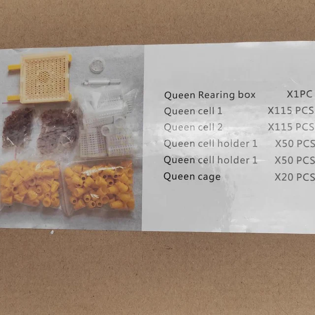 Teljes Queen Nevelőkészlet Nicot Cell Base Protection Cover Tool Méh Rendszer Lárva Mozgás Tenyésztéskészlet Méhészet Új Méhészletek - Image 4