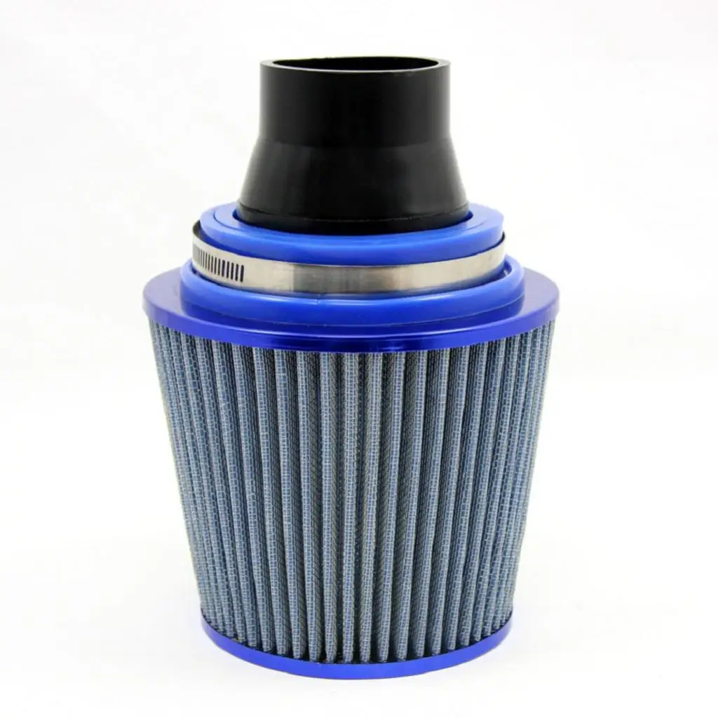 Car Air Intake System Air Filter Pipe Tube Hose Black 76mm-63mm 3-2.5 inches