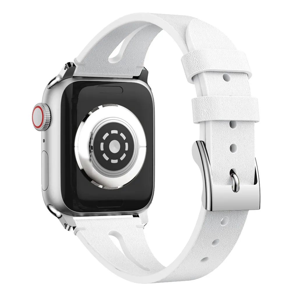 Браслет для часов Часы ловушка для наручных часов Apple Watch серии 1/2/3/4/38 40 мм роскошный кожаный джинсовые браслетный ремешок для часов браслет Aug13