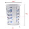 600ml Spray Gun Disposable Measuring Cups 50pcs Clear Graduated Plastic Paint 50 Mixing Cups & 5 Mixing Sticks for Paint 3