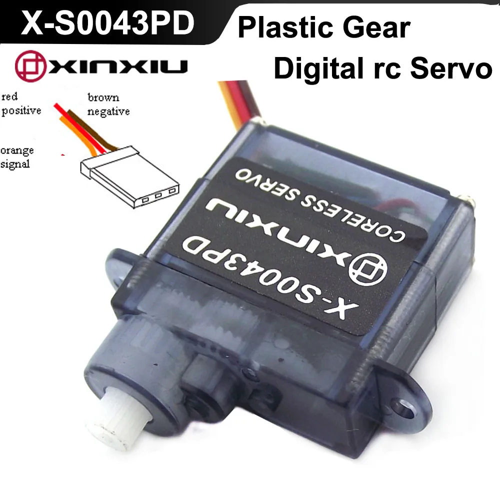 4pcs/lot X S0043PD 4.3g digital micro rc servoParts & Accessories