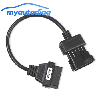 

OBD2 10pin Cable For Opel 10Pin to OBD2 16Pin Female Diagnostic Connector Cable OBD OBD II for Opel 10 Pin