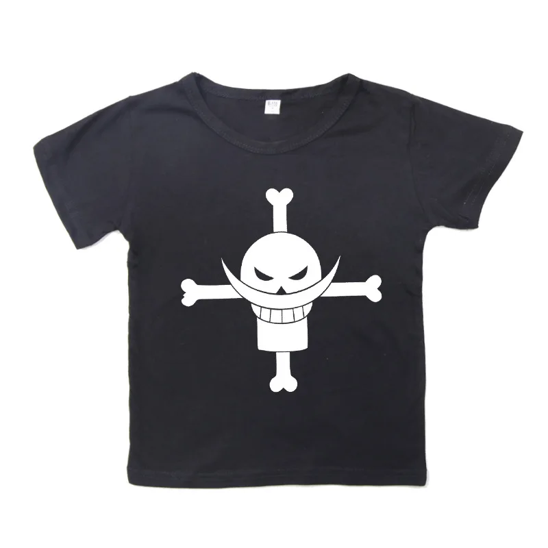 ONE PIECEPrinted kids T shirts cotton short sleeve T shirts for boys and girls top casual wear for kids