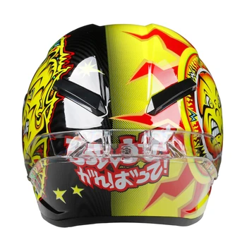 

Motorcycle Helmet Full Face with Spoiler Cascos De Moto Adult Man and Woman Capacete De Motocicleta Full Kask DOT
