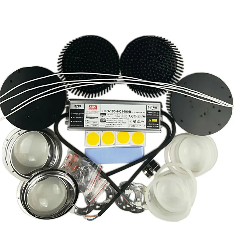 

200w cree cxb3590 3000k 3500k 5000k 6500k diy led grow light kit with meanwell led driver HLG-185H-C1400B