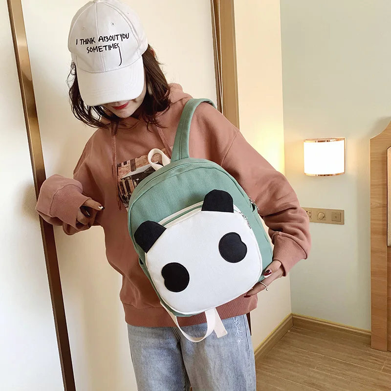 

Large-capacity Backpack Women's 2019 New Style qin zi bao Cartoon Red Panda Backpack Cute CHILDREN'S School Bags