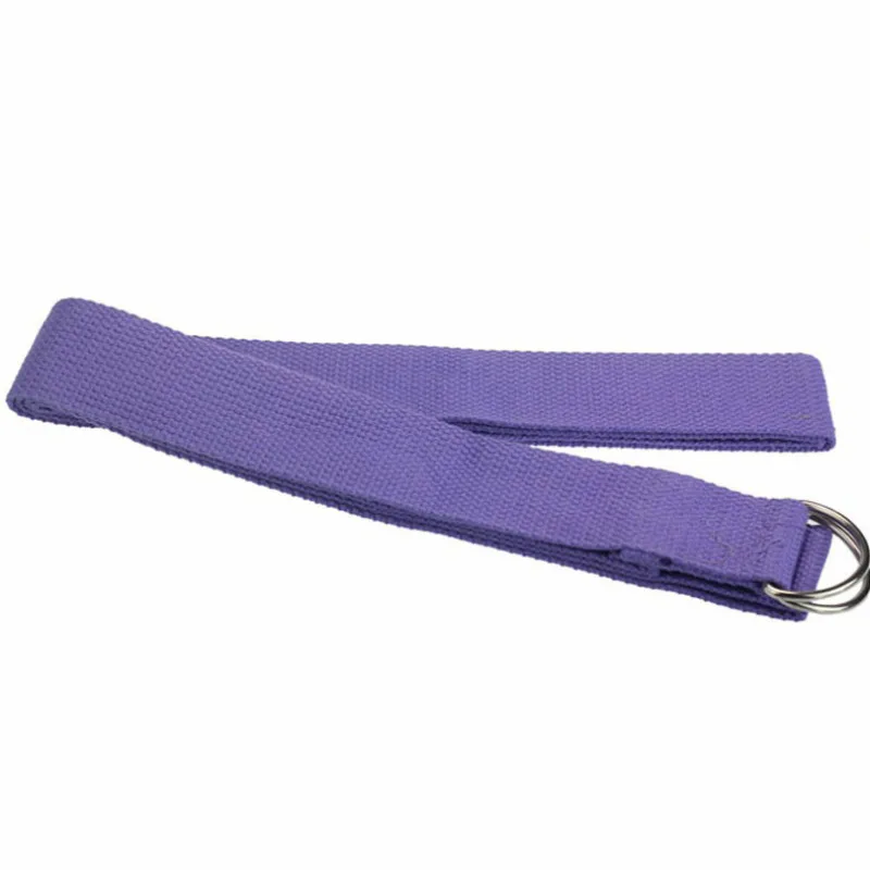 Yoga Stretch Strap D-Ring Buckle Belts Gym Fitness Equipment Women Shaped Weight Loss Tools Durable Cotton Exercise Belts Rope (16)