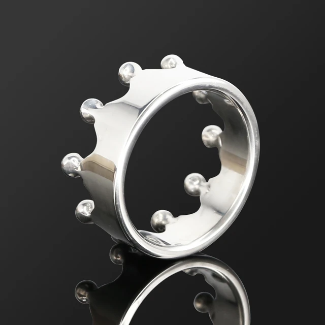 CROWN Penis Ring GLANS RINGS Metal Stainless Steel Ball Head Glans Ring  Bondage BDSM fetish Cock Ring Adult Sex Toys - AliExpress