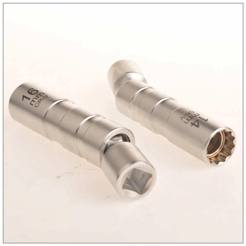 

MXITA High Strength Magnetic Thin Wall Spark Plug Socket Wrench 16mm 14mm Spark Plug Socket Magnetic Removal Tool
