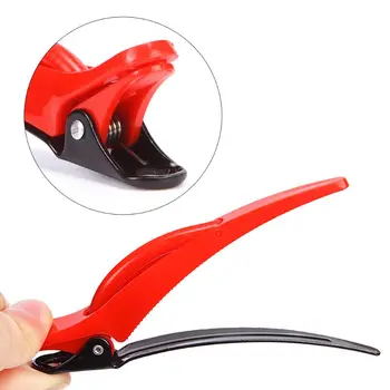 

6pcs Fashion Plastic Alligator Hair Clips for Salon DIY Hairdressing Tool M7DF