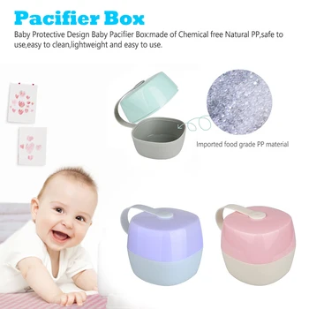 

Portable Baby Infant Kids Pacifier Nipple Cradle Case Holder Travel Storage Box