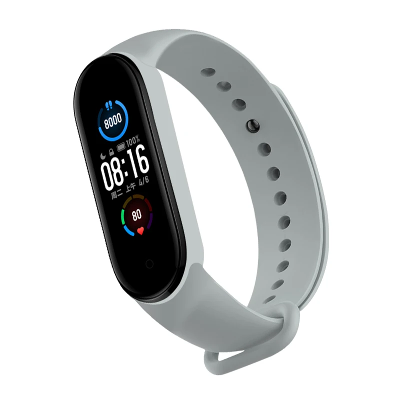 Strap For Xiaomi Mi Band 6 TPU Wristband Bracelet Replacement Strap For Mi Band 6 Solid Color Sport Strap 35 Colors Wrist Strap