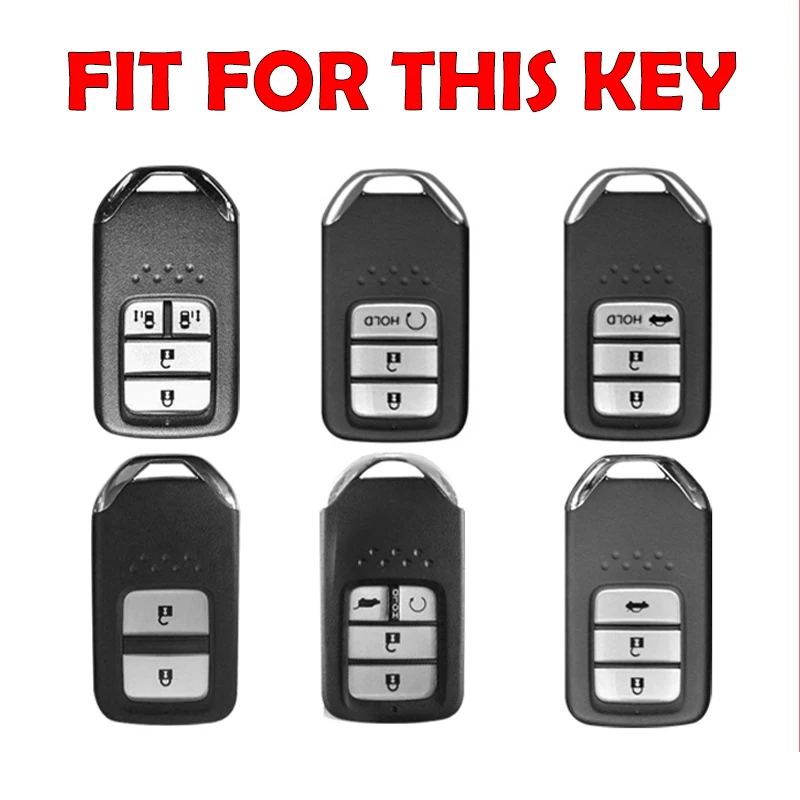 Portachiavi con custodia completa per chiave a distanza per auto in TPU per Honda Accord Civic CR-V XR-V MK10 Spirior Pilot Fit City Freed Jade Key Protect - H5f5679475c324327b4a288419f616743E