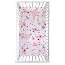 Простыня для кроватки, мягкий дышащий матрас для детской кровати, покрывало с принтом для новорожденных, постельные принадлежности для кроватки, размер 130 × 70 см