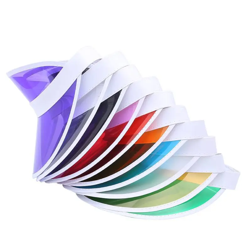

Topless Hat New Style Transparent PVC College Style Sun Protection Hat Women's Versatile Sun-resistant UV-Protection Elastic Sun