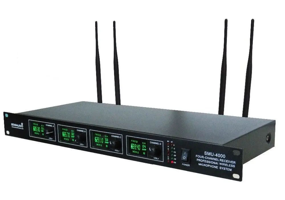 4ch microphone system wireless 4ch family party church handheld mic