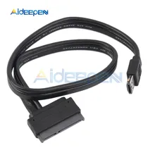 Кабель-адаптер питания ESATA USB 2,0 5V 12V для 2,5 ''3,5'' 22pin 22 PIN SATA HDD
