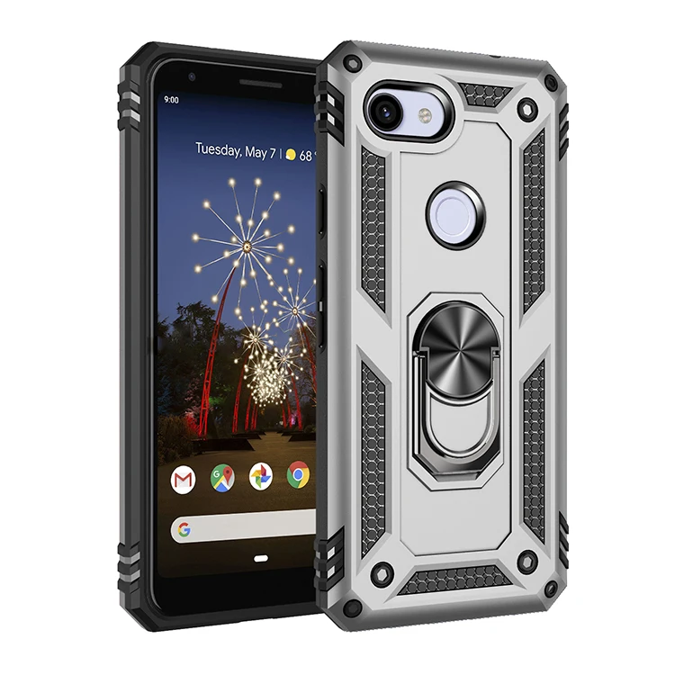 Роскошный ударопрочный армированный чехол для телефона Google Pixel 3A 4 XL подставки