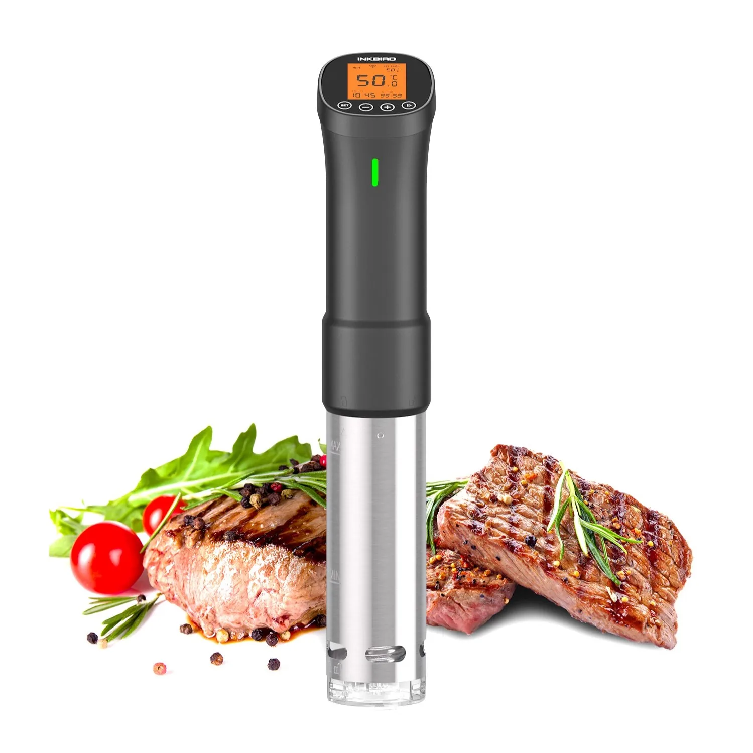 INKBIRD ISV-200W Sous Vide LCD Display Wi-Fi Precision Cooker 1000W Immersion Circulator Powerful&Durable Culinary inkbird 220v kitchen culinary appliance wifi sous vide slow cooker sturdy immersion circulator or vacuum sealer electric blender