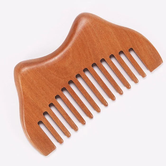 Nanmu Comb Portable Massage Antistatic Cute Cats Head Comb MP789