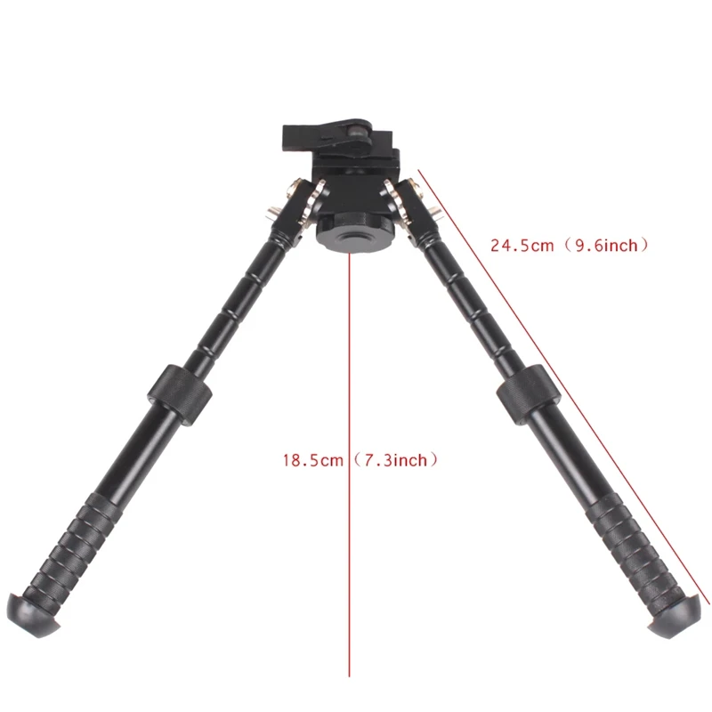ACTIVE-8 Rifle Tilt 360 Degree Rotation V 8 Bipod Telescopic