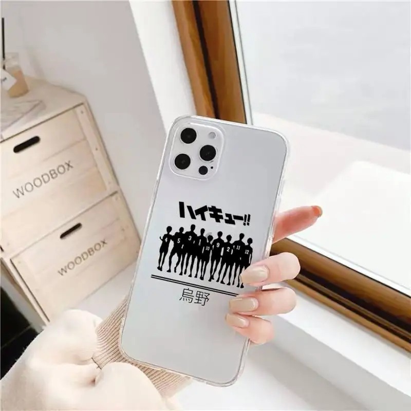 13 pro max cases Anime Haikyuu Oikawa funda cover Phone Case Transparent soft For iphone 6 6s 7 8 11 12 13 plus mini x xs xr pro max iphone 13 pro max case