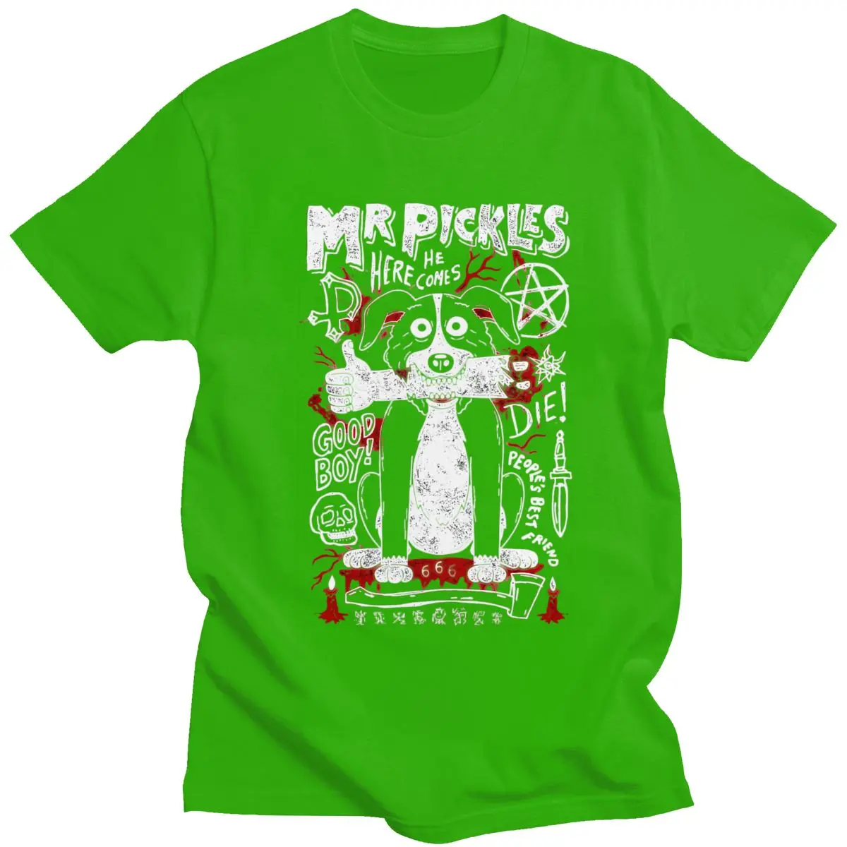 Camiseta Mr Pickles Seriado Good Boy 666 Séries Blusa