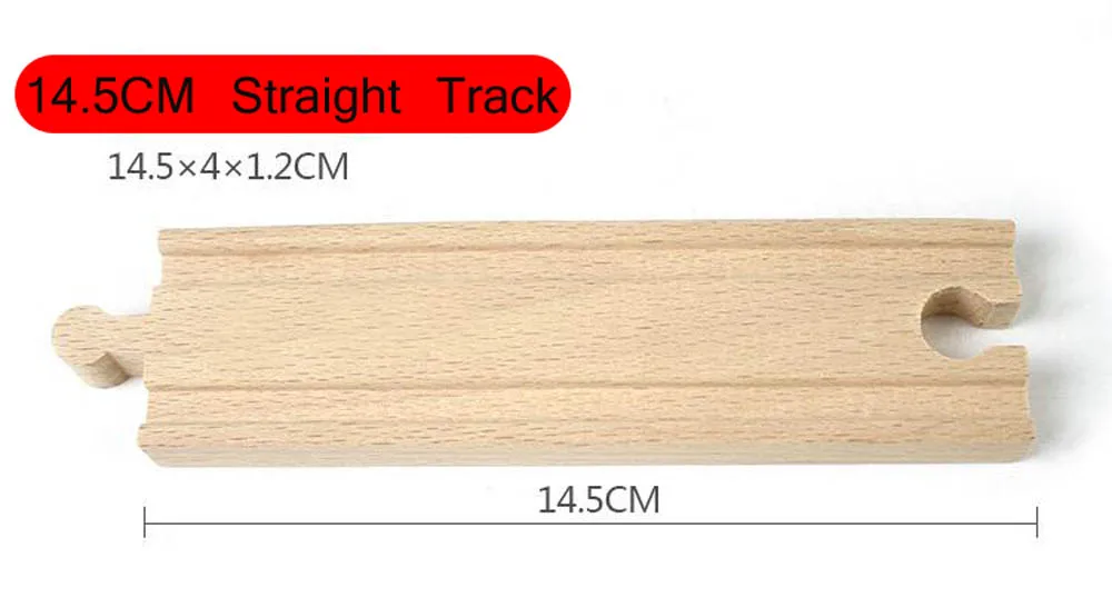 Wooden Railway Track Accessories Wooden Train Track Set Wood Rail Tracks Fit For Thomas Train Car Toy Educational Toys Kids Gift toy motorcycle