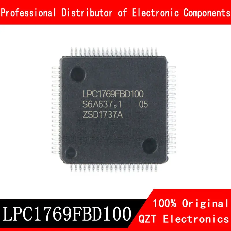 5pcs/lot LPC1769FBD100 LPC1769 LQFP100 32-bit microcontroller new original In Stock 5pcs lot new original stm32f205vet6 stm32f205 lqfp100 microcontroller mcu in stock