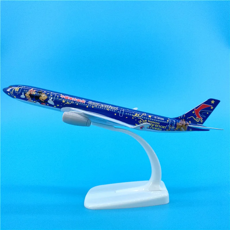 20 см Airbus A330 Китай Eastern Airlines тема самолета Модель самолета A330 сплав литья под давлением модель самолета коллекционное украшение - Цвет: Eastern Airlines
