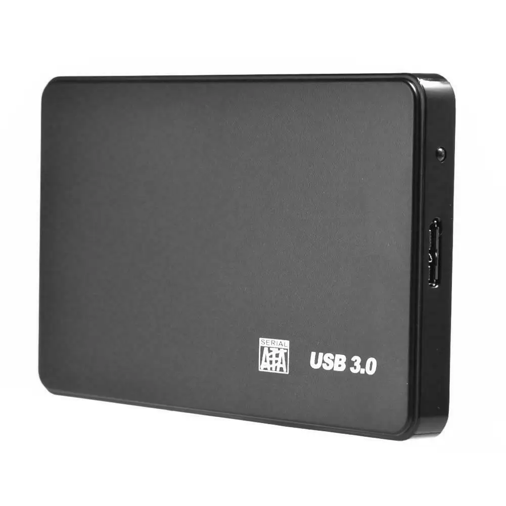 Carcasa de disco duro externo para PC, carcasa de disco duro externo SATA de 3,0 pulgadas con USB 2,0/2,5, 5Gbps