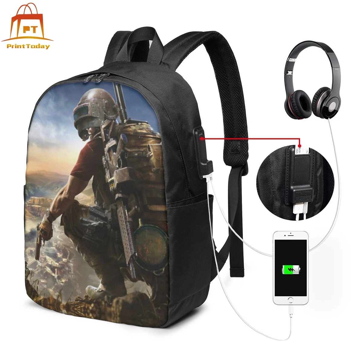 

Level 3 Pubg Backpack Level 3 Pubg Backpacks Print Trendy Bag University Teen Multi Pocket Men - Women Bags
