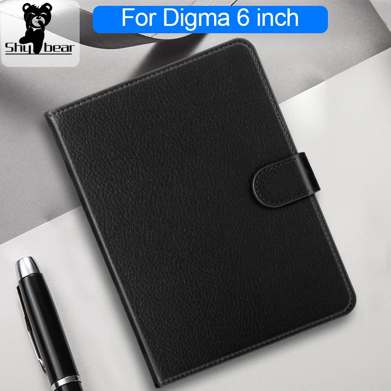 Из искусственной кожи чехол-книжка для Digma e630/e631/e632/e633/e64M/e65G/e6DG/r651G/r660/r663/r67M/s683G 6
